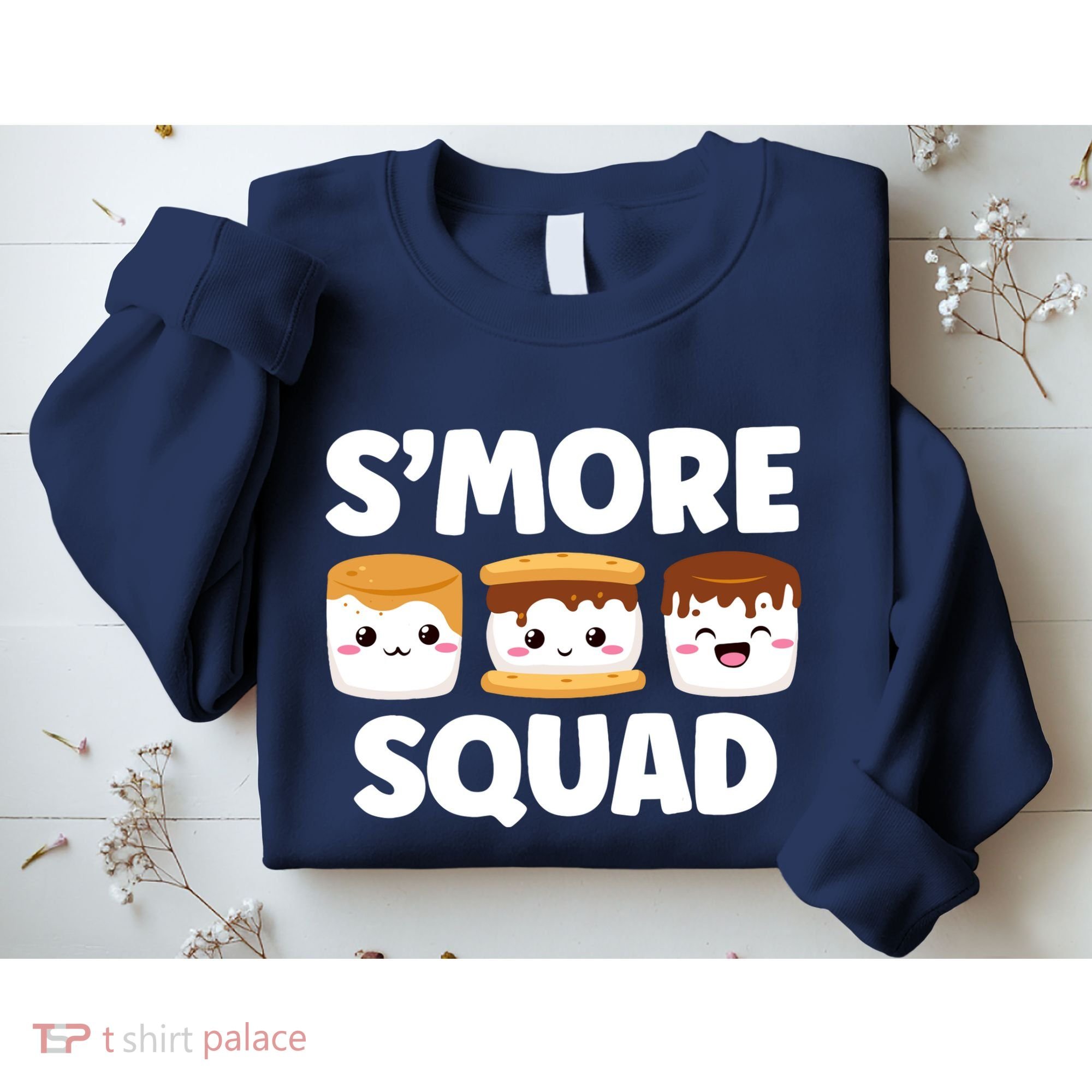 Smore Squad Camping Campfire Chocolate Marshmallow SMores Sweatshirt
