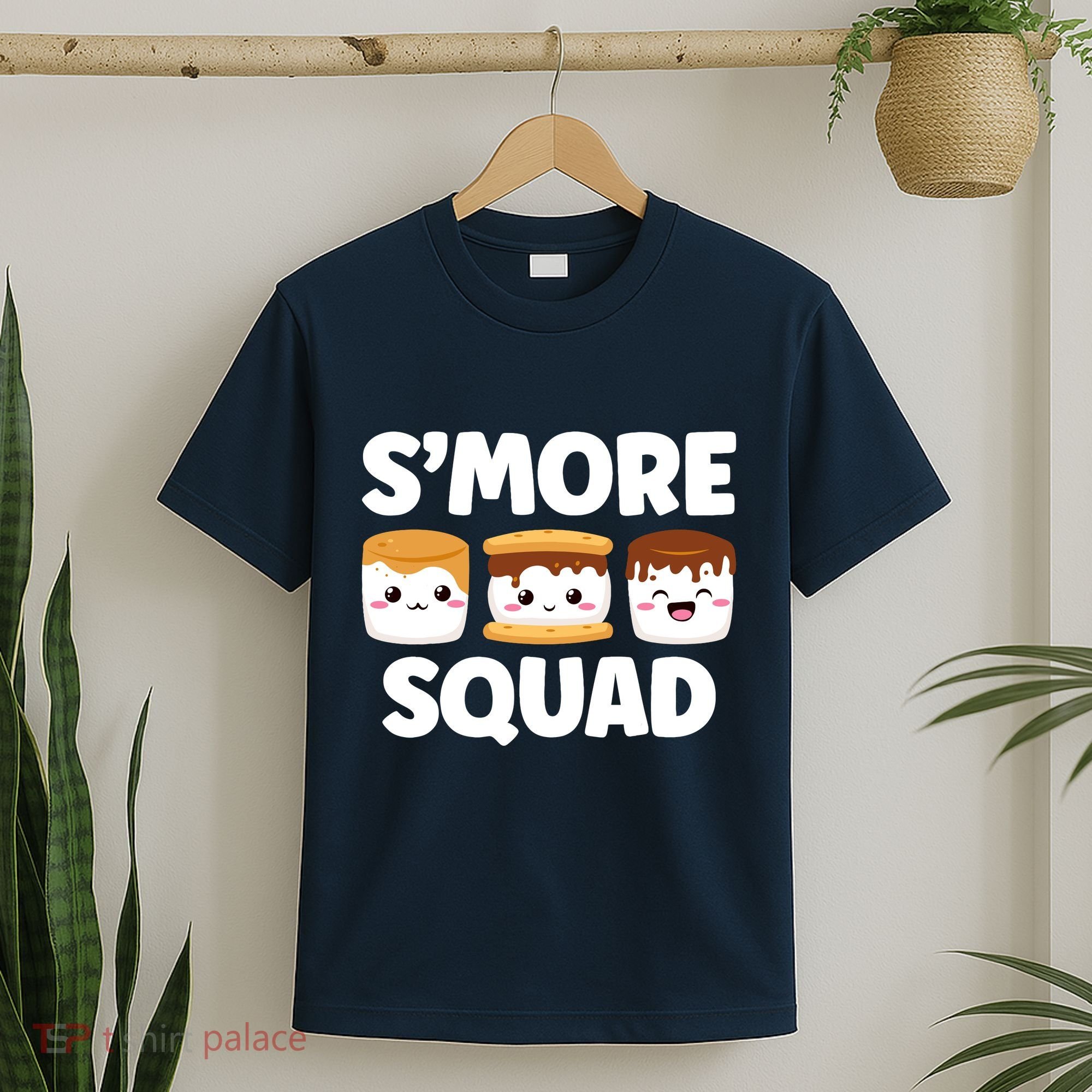 Smore Squad Camping Campfire Chocolate Marshmallow SMores T-Shirt