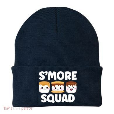 Smore Squad Camping Campfire Chocolate Marshmallow SMores Beanie