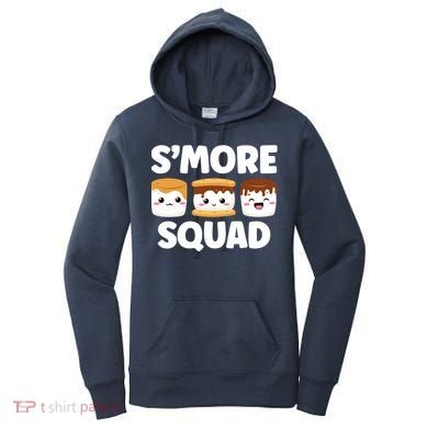 Smore Squad Camping Campfire Chocolate Marshmallow SMores Women's Hoodie
