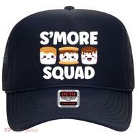 Smore Squad Camping Campfire Chocolate Marshmallow SMores Hat thumb 0