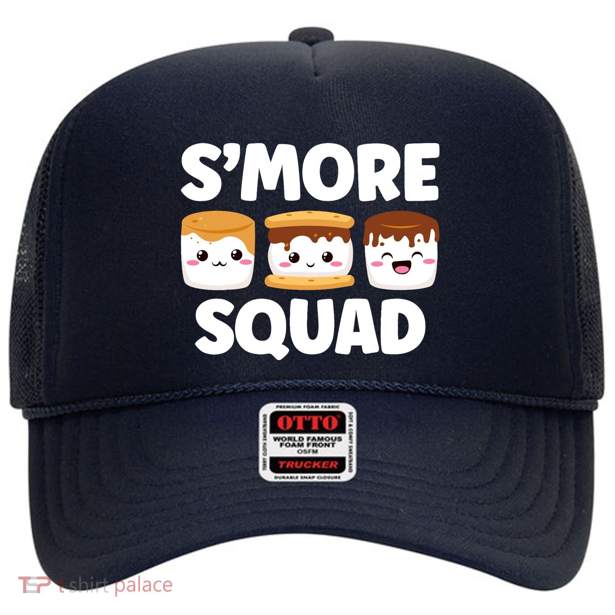 Smore Squad Camping Campfire Chocolate Marshmallow SMores Hat