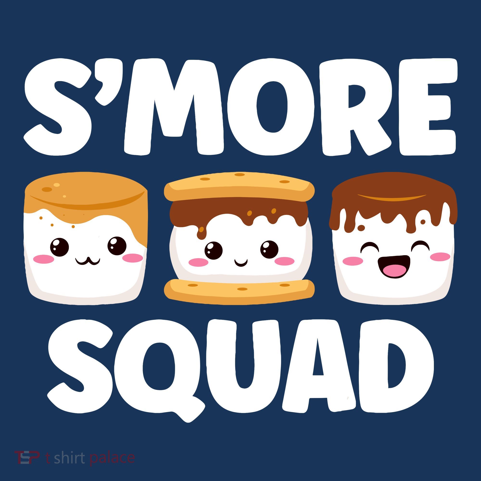 Smore Squad Camping Campfire Chocolate Marshmallow SMores Toddler Hoodie