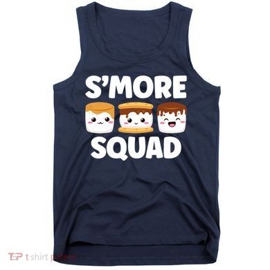Smore Squad Camping Campfire Chocolate Marshmallow SMores Tank Top