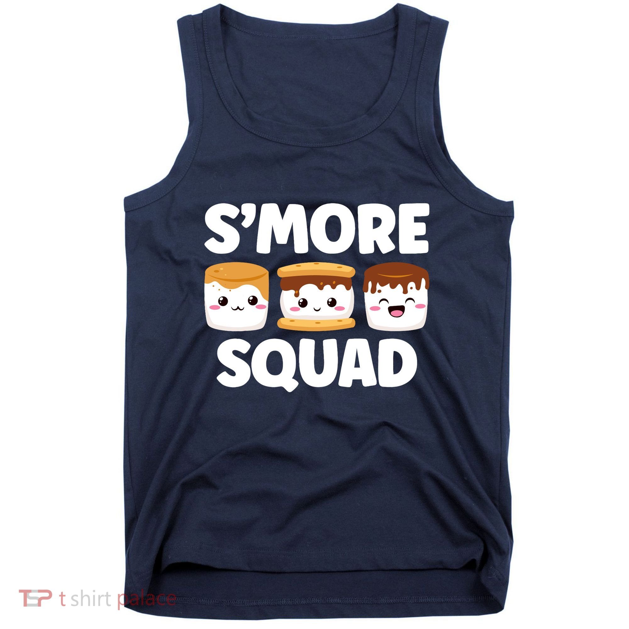 Smore Squad Camping Campfire Chocolate Marshmallow SMores Tank Top