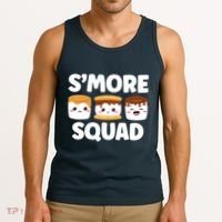 Smore Squad Camping Campfire Chocolate Marshmallow SMores Tank Top thumb 3