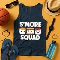 Smore Squad Camping Campfire Chocolate Marshmallow SMores Tank Top thumb 4