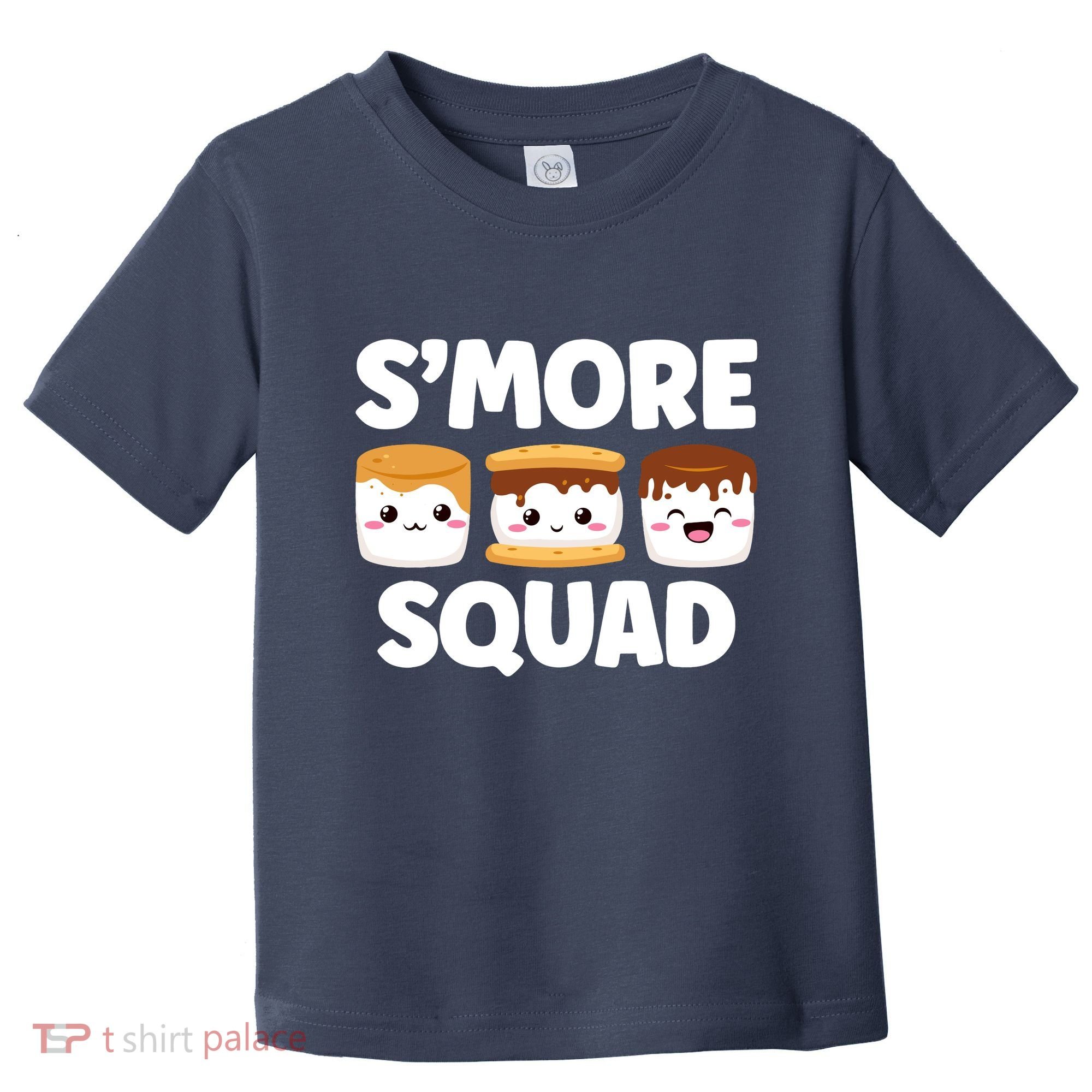 Smore Squad Camping Campfire Chocolate Marshmallow SMores Toddler T-Shirt