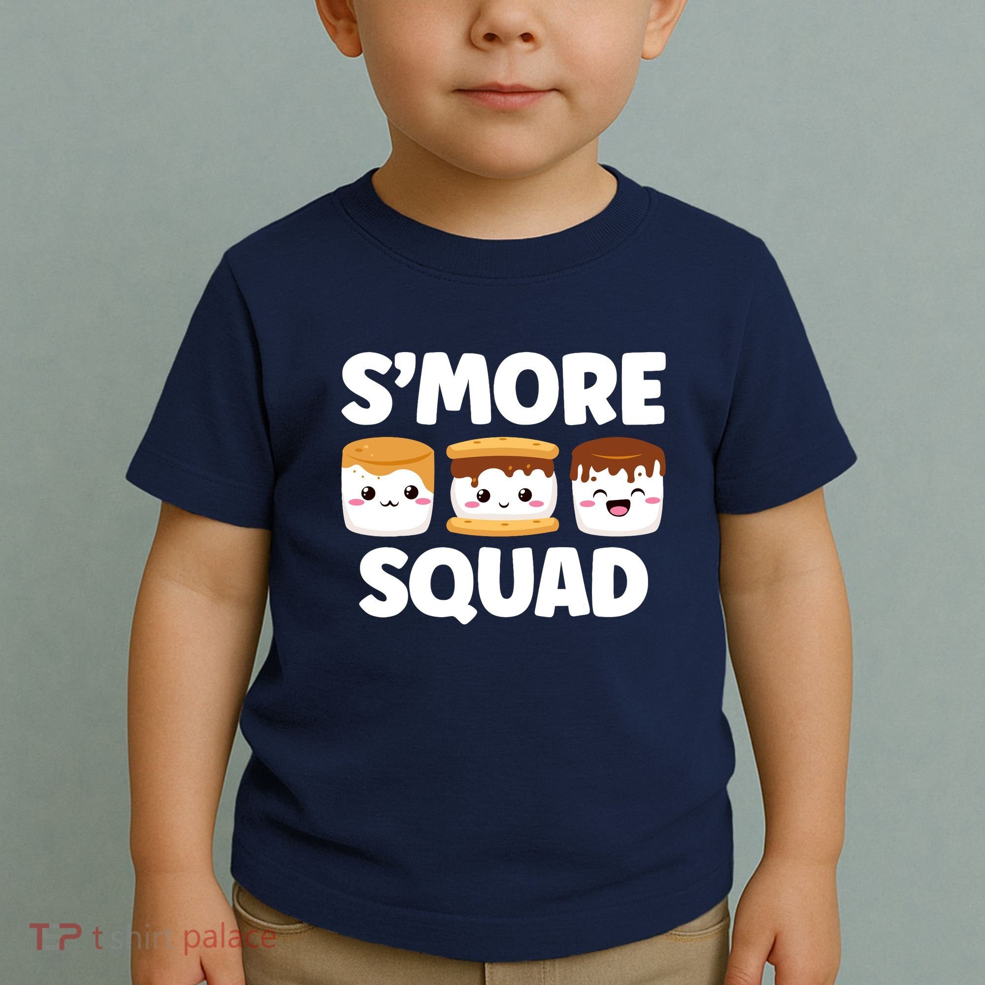 Smore Squad Camping Campfire Chocolate Marshmallow SMores Toddler T-Shirt