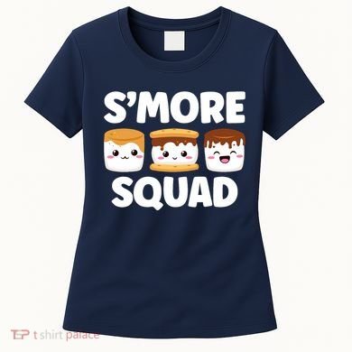 Smore Squad Camping Campfire Chocolate Marshmallow SMores Women's T-Shirt