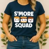 Smore Squad Camping Campfire Chocolate Marshmallow SMores Women's T-Shirt thumb 2