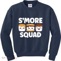 Smore Squad Camping Campfire Chocolate Marshmallow SMores Kids Sweatshirt thumb 0