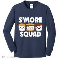 Smore Squad Camping Campfire Chocolate Marshmallow SMores Kids Long Sleeve Shirt thumb 0