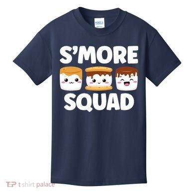 Smore Squad Camping Campfire Chocolate Marshmallow SMores Kids T-Shirt