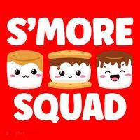 Smore Squad Camping Campfire Chocolate Marshmallow SMores Santa Hat thumb 1