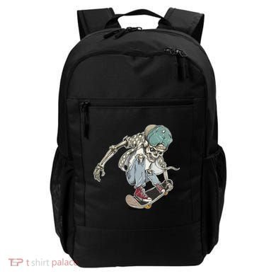 Skater Skeleton Cartoon Backpack