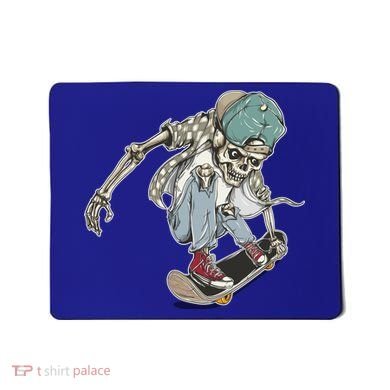 Skater Skeleton Cartoon Mousepad