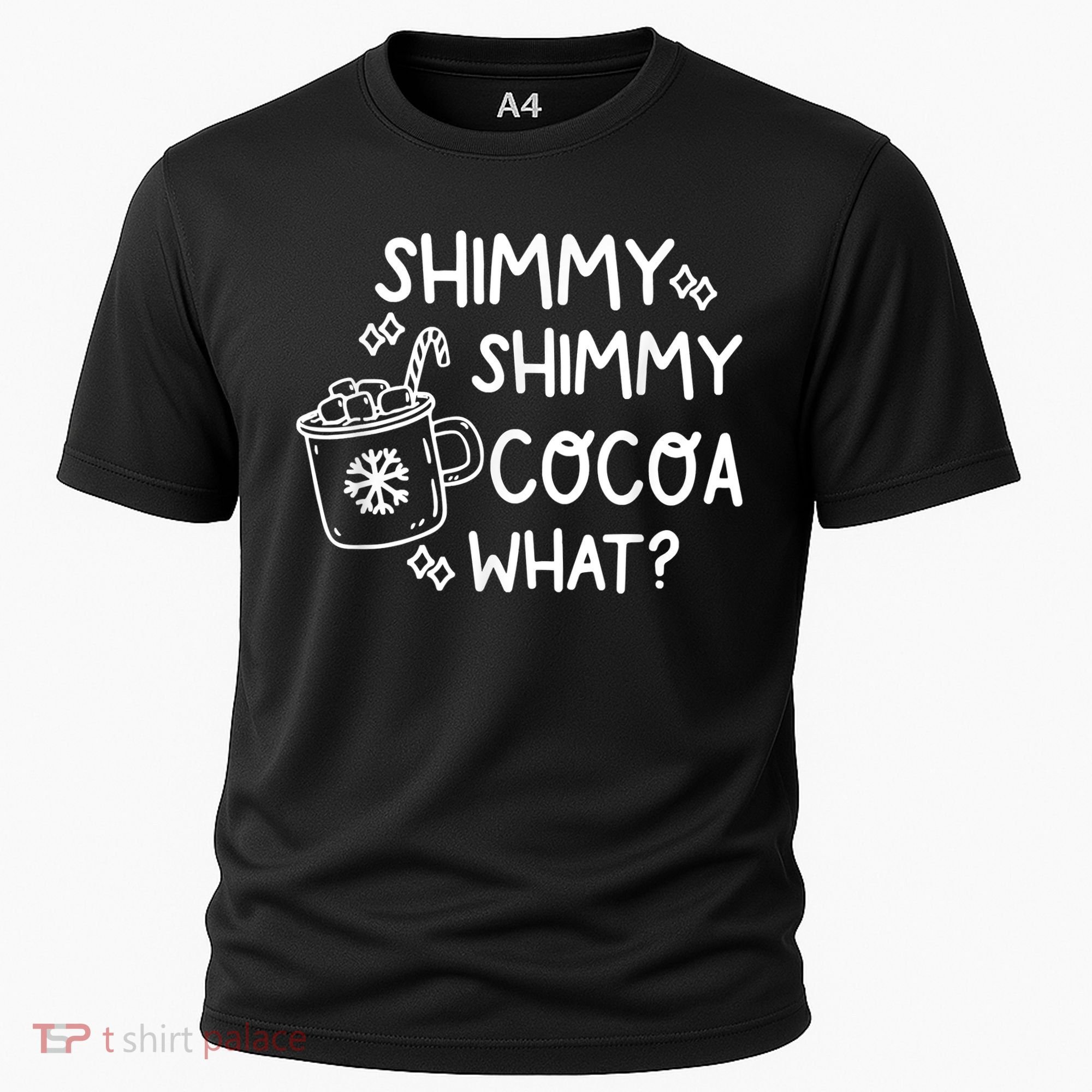 Shimmy Shimmy Cocoa What Apparel Merry Christmas Drink Cooling Performance Crew T-Shirt