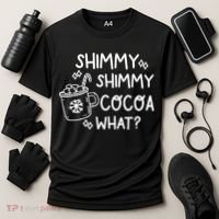 Shimmy Shimmy Cocoa What Apparel Merry Christmas Drink Cooling Performance Crew T-Shirt thumb 3