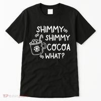 Shimmy Shimmy Cocoa What Apparel Merry Christmas Drink Tall T-Shirt thumb 0