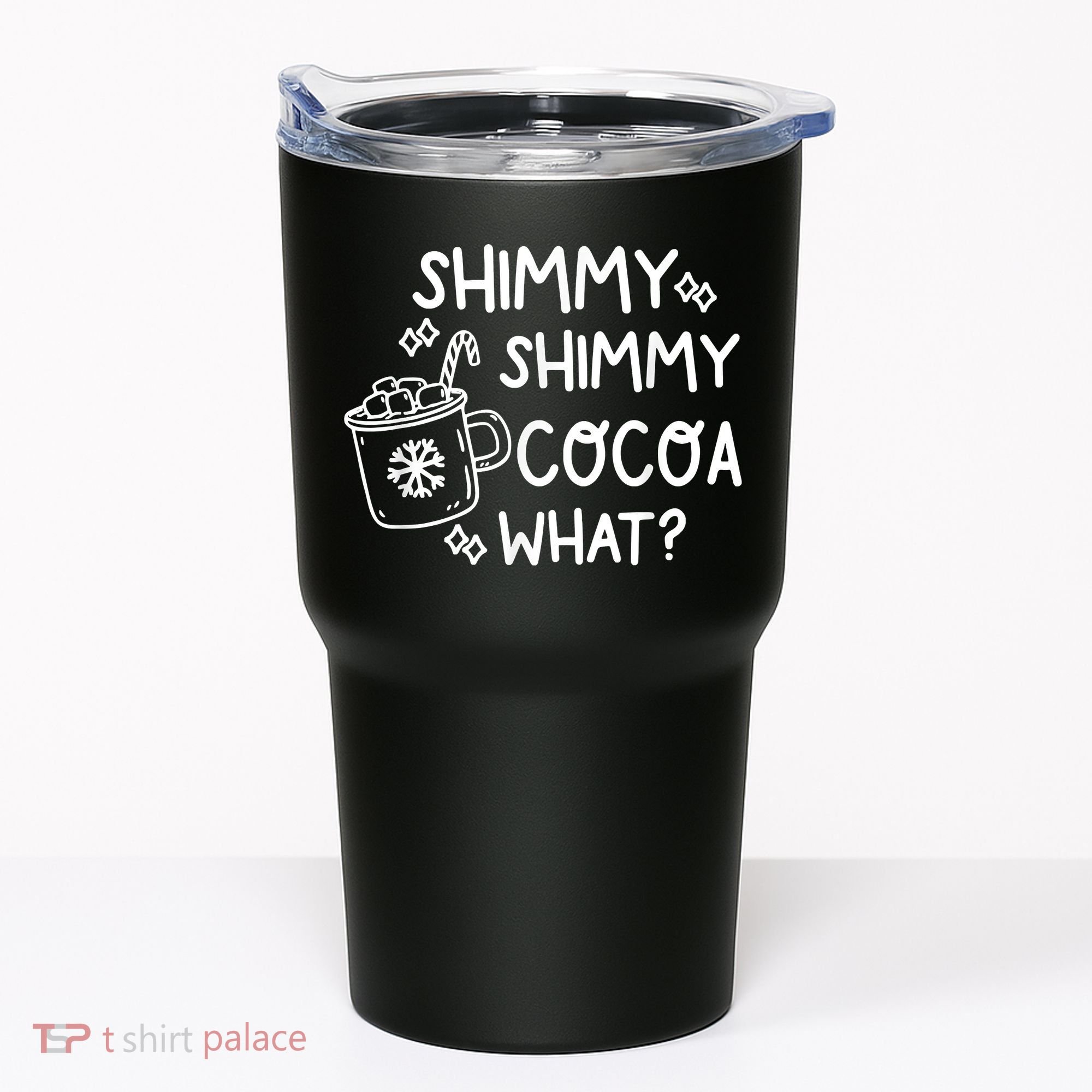 Shimmy Shimmy Cocoa What Apparel Merry Christmas Drink Tumbler