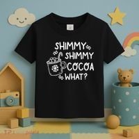 Shimmy Shimmy Cocoa What Apparel Merry Christmas Drink Toddler T-Shirt thumb 3