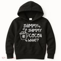 Shimmy Shimmy Cocoa What Apparel Merry Christmas Drink Kids Hoodie thumb 0
