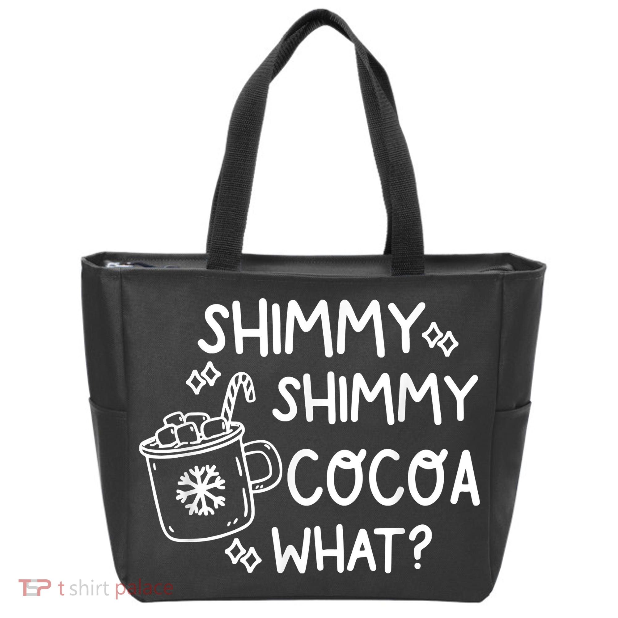 Shimmy Shimmy Cocoa What Apparel Merry Christmas Drink Tote Bag