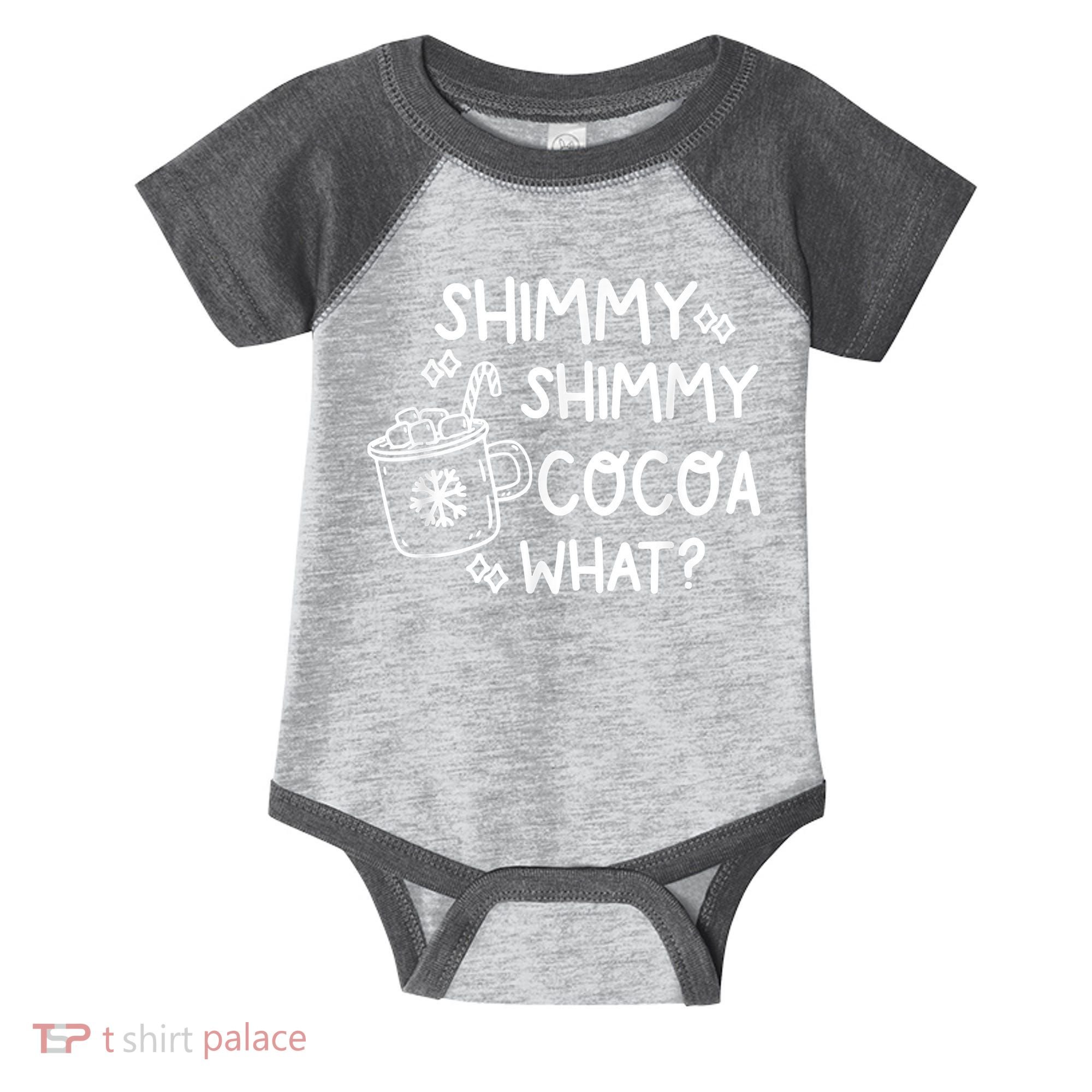 Shimmy Shimmy Cocoa What Apparel Merry Christmas Drink Infant Baby Jersey Bodysuit