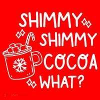 Shimmy Shimmy Cocoa What Apparel Merry Christmas Drink Santa Hat thumb 1