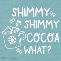 Shimmy Shimmy Cocoa What Apparel Merry Christmas Drink Sueded Cloud Jersey T-Shirt thumb 2