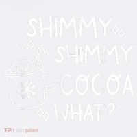 Shimmy Shimmy Cocoa What Apparel Merry Christmas Drink Comfort Colors Garment-Dyed Hooded Sweatshirt thumb 2