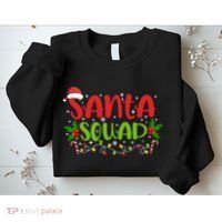 Santa Squad Christmas Holiday Festive Sweatshirt thumb 2