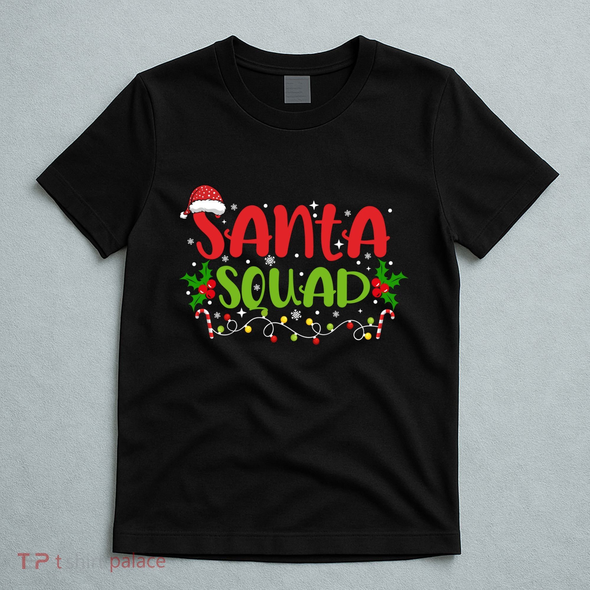 Santa Squad Christmas Holiday Festive T-Shirt