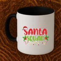 Santa Squad Christmas Holiday Festive Coffee Mug thumb 2