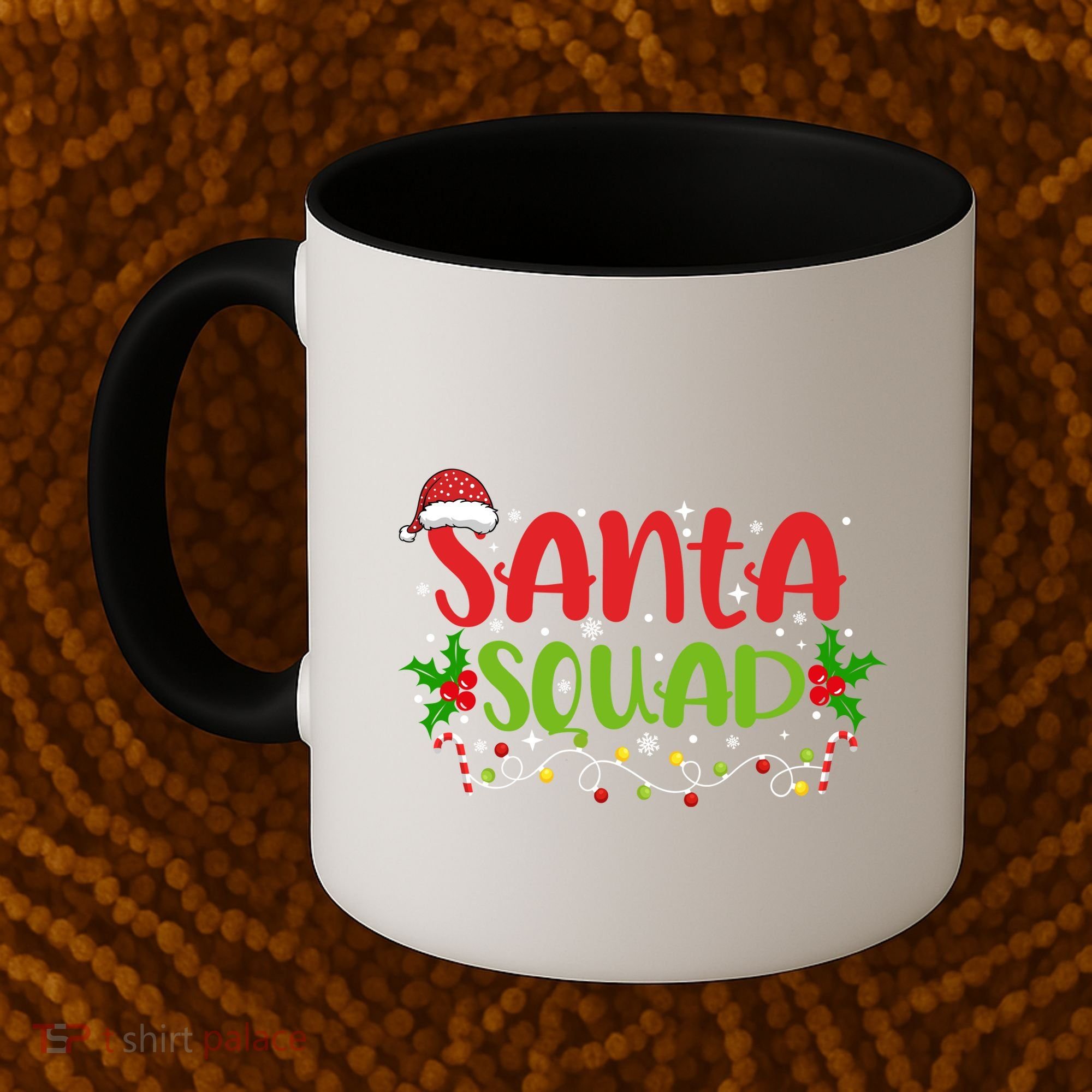 Santa Squad Christmas Holiday Festive Coffee Mug