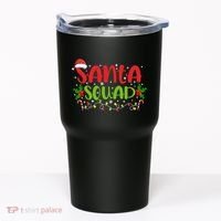 Santa Squad Christmas Holiday Festive Tumbler thumb 0
