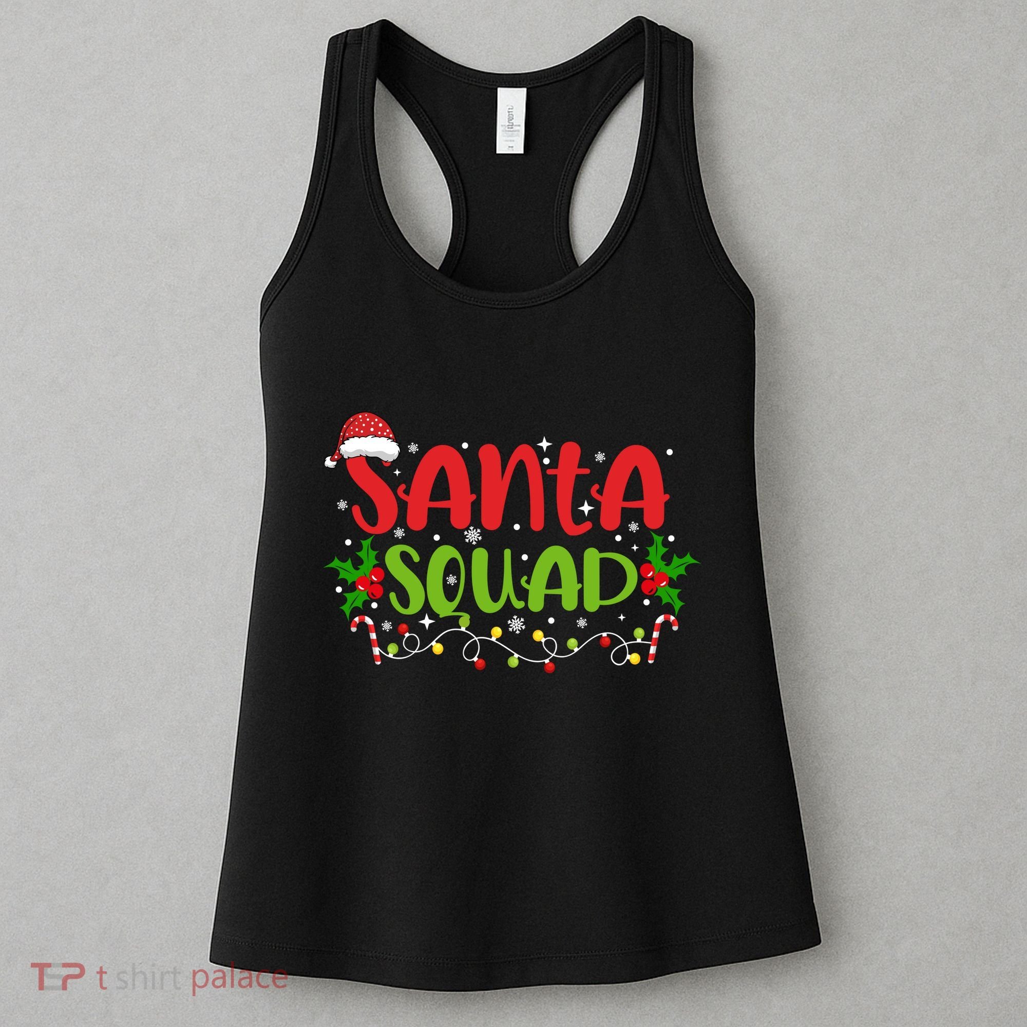 Santa Squad Christmas Holiday Festive Women's Tank Top