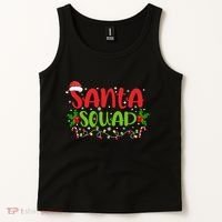 Santa Squad Christmas Holiday Festive Tank Top thumb 2