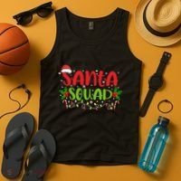 Santa Squad Christmas Holiday Festive Tank Top thumb 4