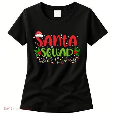 Santa Squad Christmas Holiday Festive Women's T-Shirt