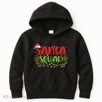 Santa Squad Christmas Holiday Festive Kids Hoodie thumb 0