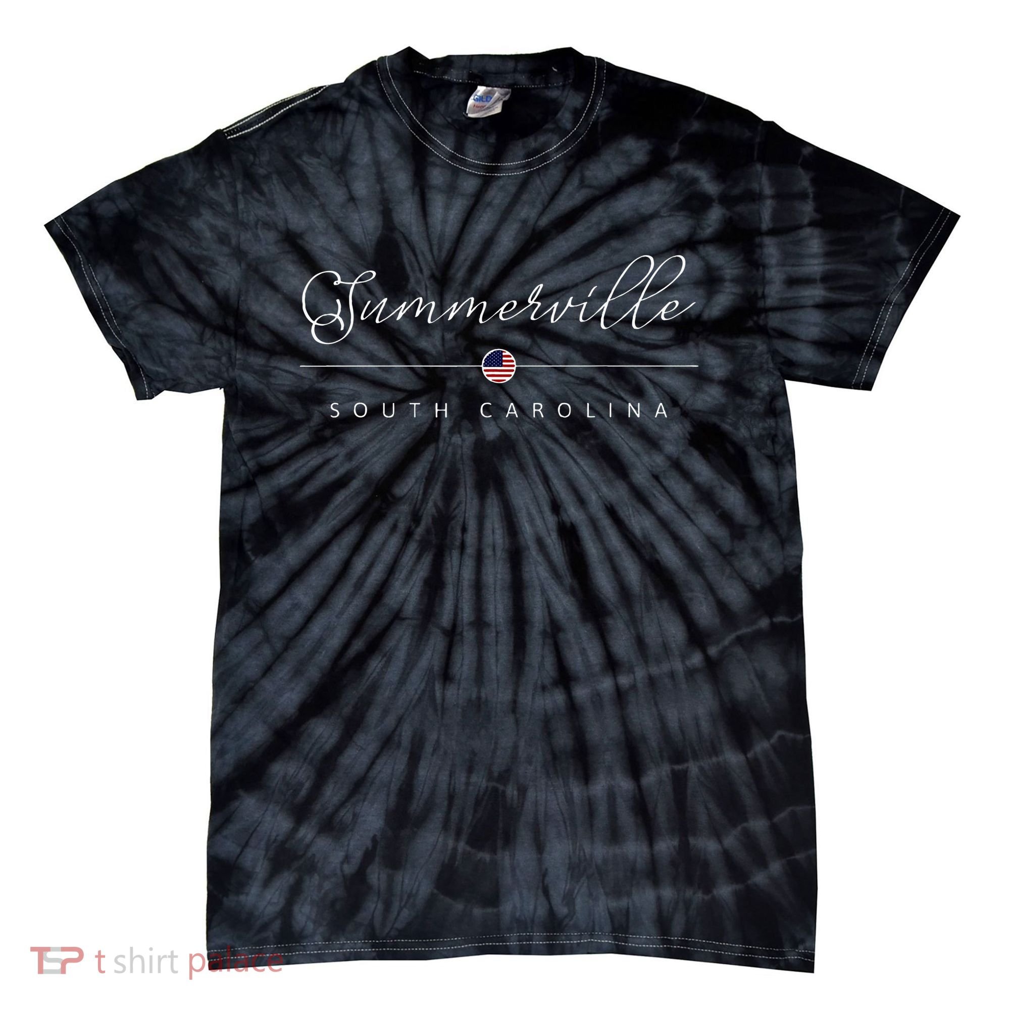 Summerville South Carolina Sc On Summerville Tie-Dye T-Shirt
