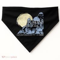 Santorini Sunset Club USA-Made Doggie Bandana thumb 0