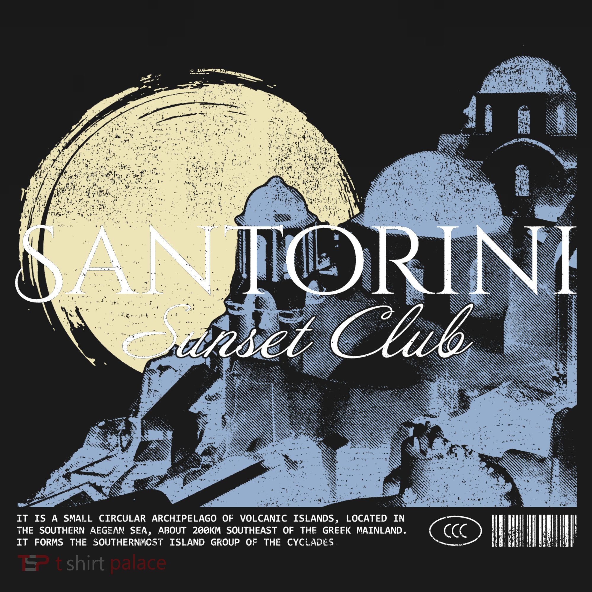 Santorini Sunset Club Apron