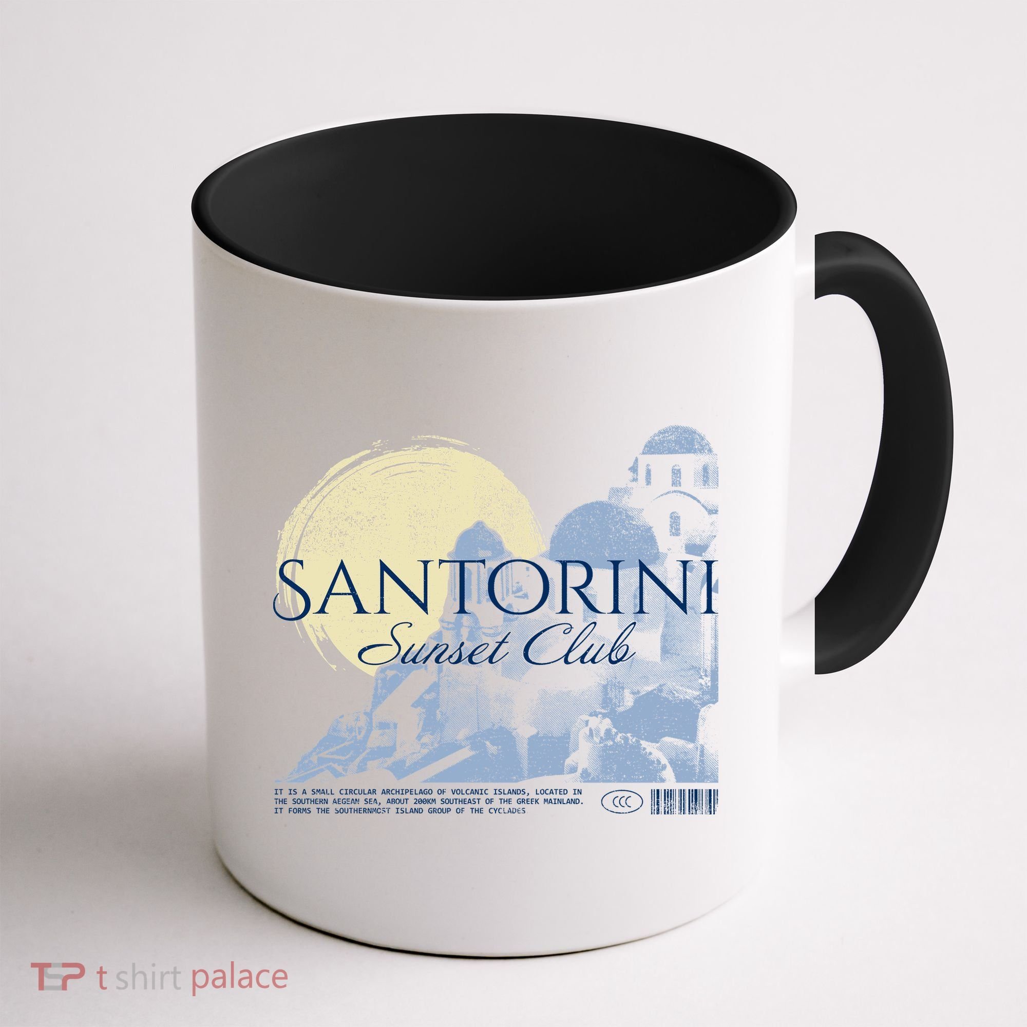 Santorini Sunset Club Coffee Mug