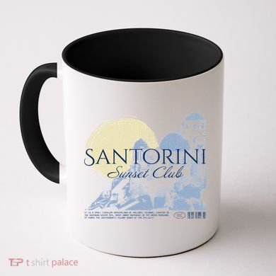 Santorini Sunset Club Coffee Mug