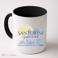 Santorini Sunset Club Coffee Mug thumb 0