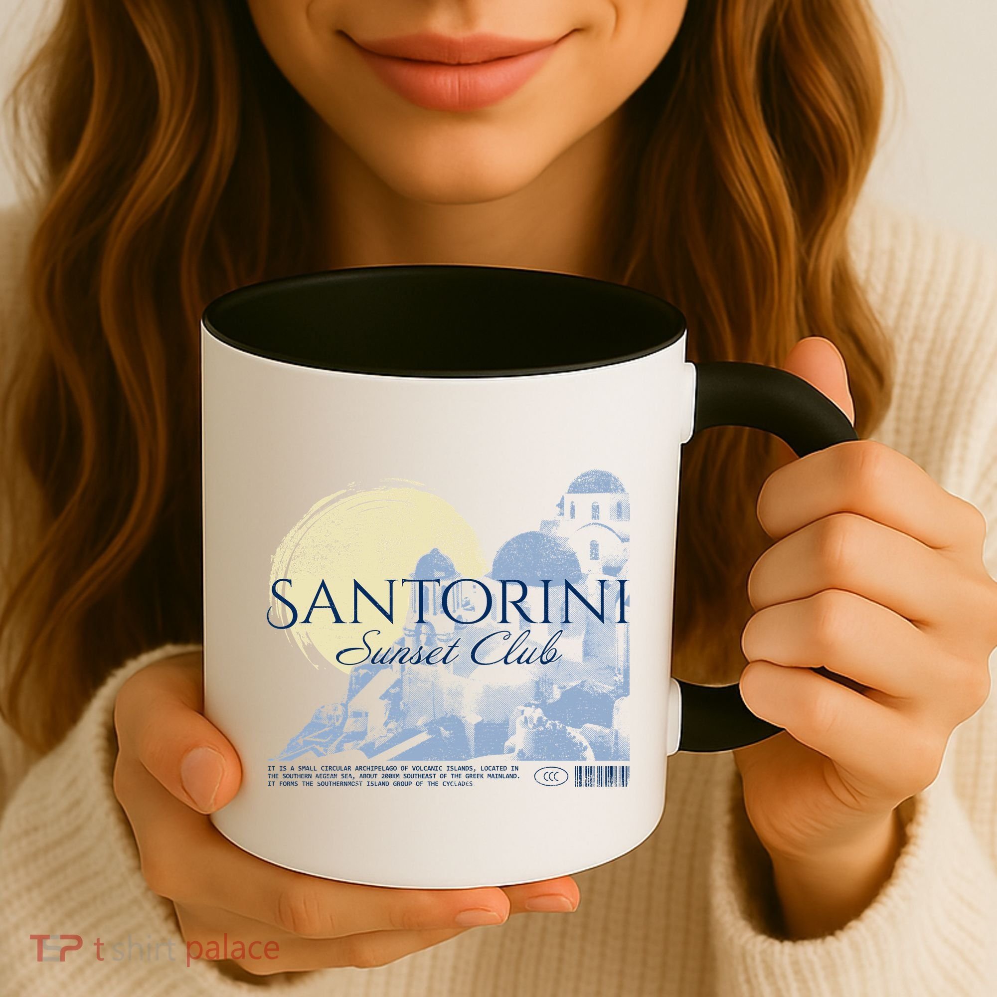 Santorini Sunset Club Coffee Mug