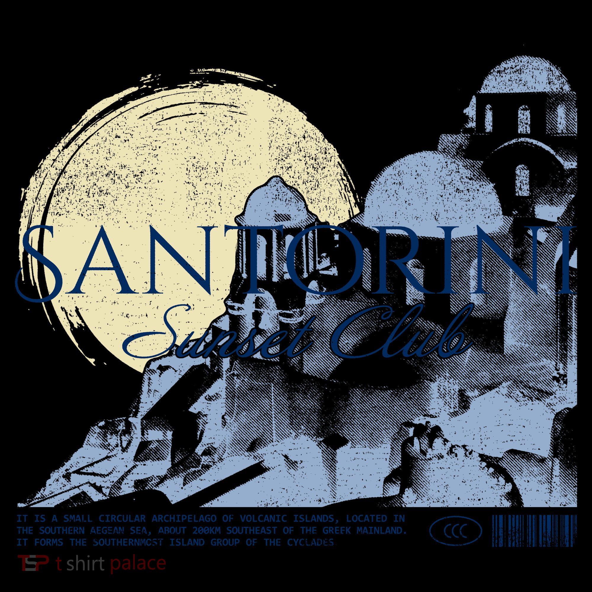 Santorini Sunset Club Coffee Mug